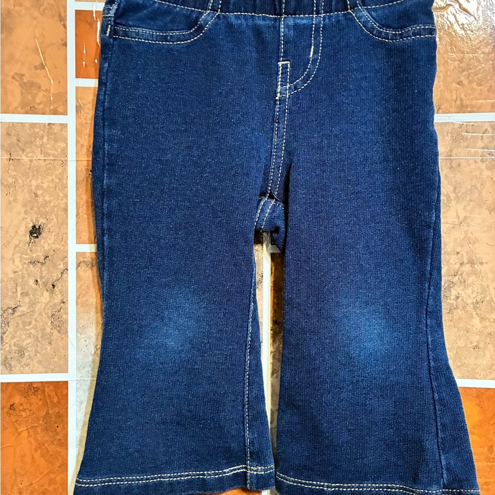 Cat & Jack girls bell bottoms jeans